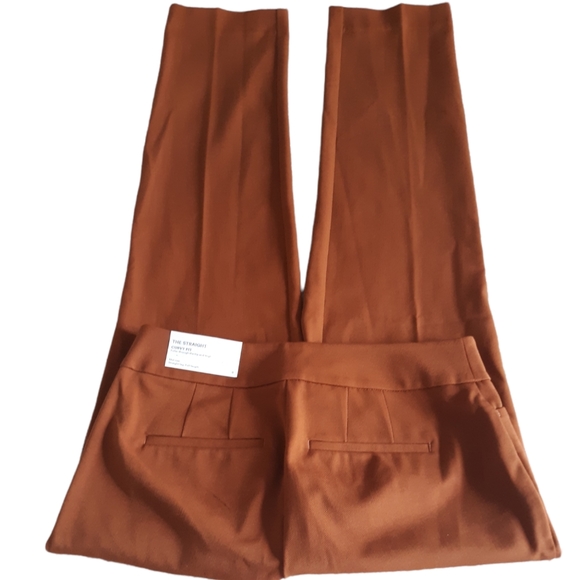 Ann Taylor Factory Sz0 The Straight Curvy Fit Full Length Midrise Straight Pants - Picture 3 of 17